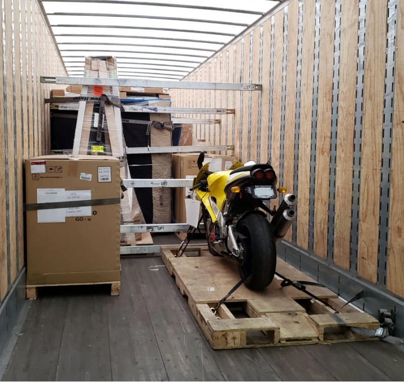 Shipping Logistics- items in moving van